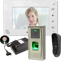 Комплект биометрического домофонного оборудования