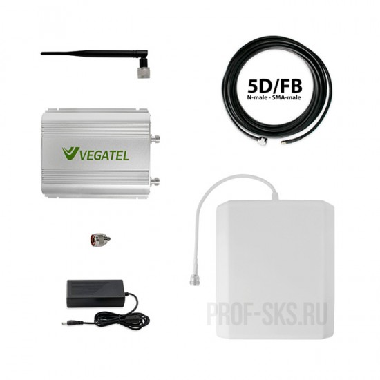 Комплект усиления сигнала Vegatel VT-1800/3G-kit