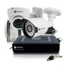 Комплект на базе видеорегистратора AHDR-2004NE и камер AHD-M021.0(2.8)E HD и AHD-M011.0(2.8)E HD